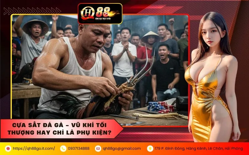 Cựa sắt đá gà - Vũ khí tối thượng hay chỉ là phụ kiện