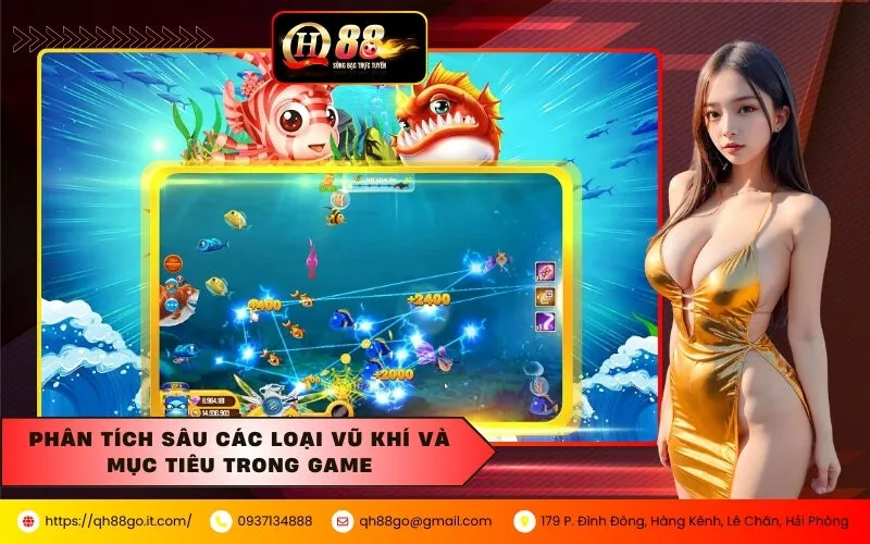 Phân tích sâu các loại vũ khí và mục tiêu trong game